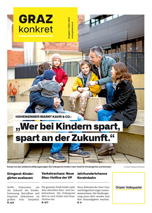 KONKRET Nr. 1/24 ÖVP-Stadtzeitung Graz