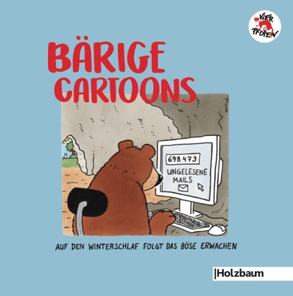 Bärige Cartoons im Holzbaumverlag