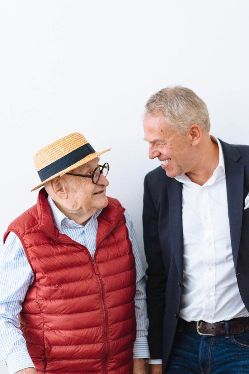 Gustav Peichl mit Harald Geba