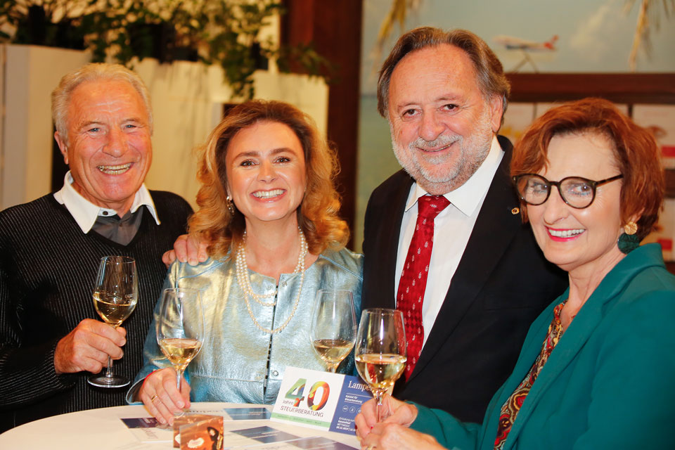 Heinz Hofer, Doris Lampert-Klammer, Wolfgang Lampert, Konsul Edith Hornig