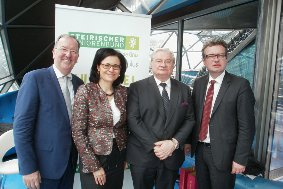 2. Murinsel-Gespräche Seniorenbund Graz Ernest Schwindsackl