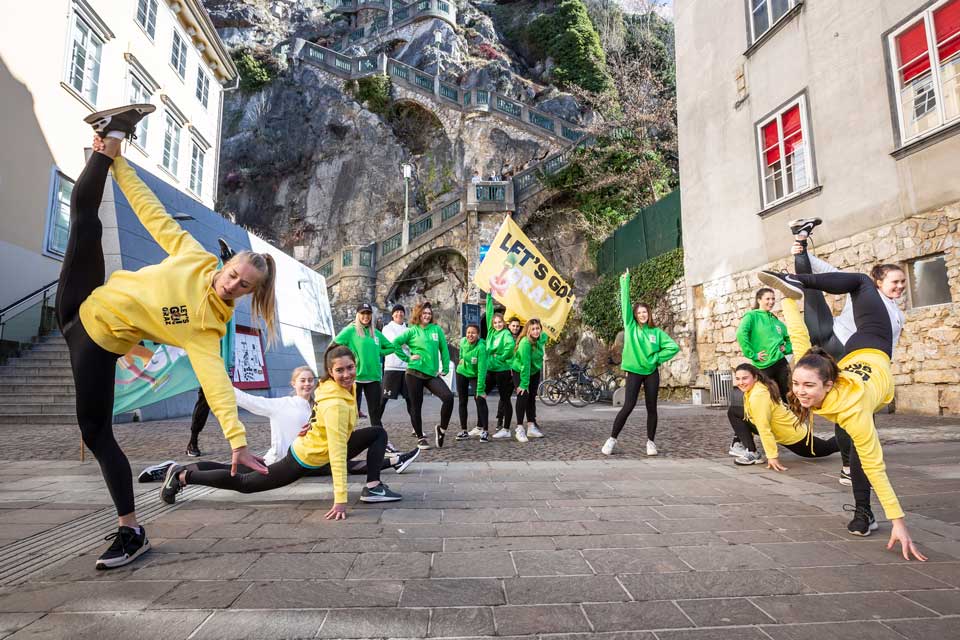 Sportjahr Graz Schlossbergplatz 2021