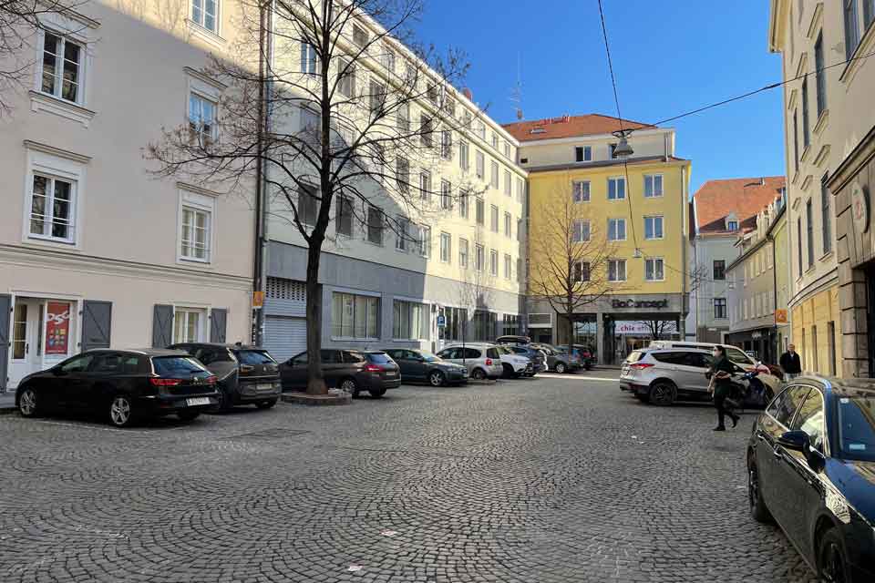 Parkplatzklau in der Grazer Innenstadt