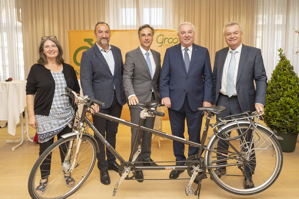 Graz wird Fahrradhauptstadt Europas