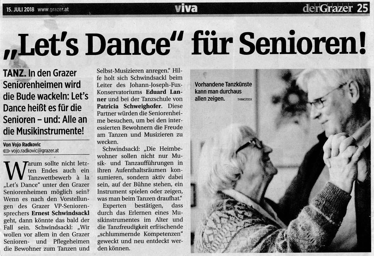 Grazer Tanz im Seniorenheim 15.07.2018