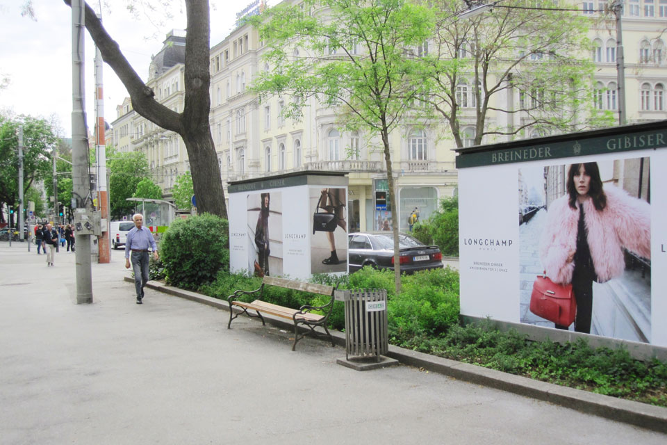 Platz zum Fahrradparken Joanneumring-Jakominiplatz Graz